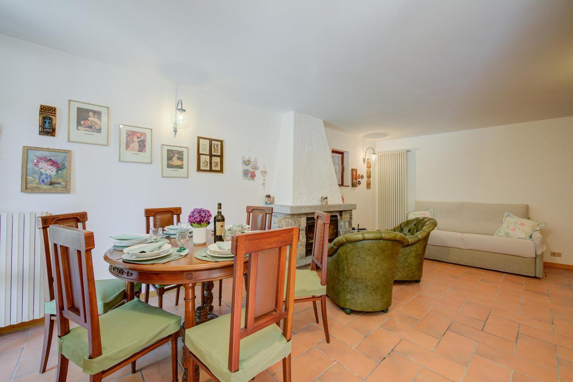 Villa Il Castagno Few Min From Beach - Happy Rentals Castelveccana Zewnętrze zdjęcie